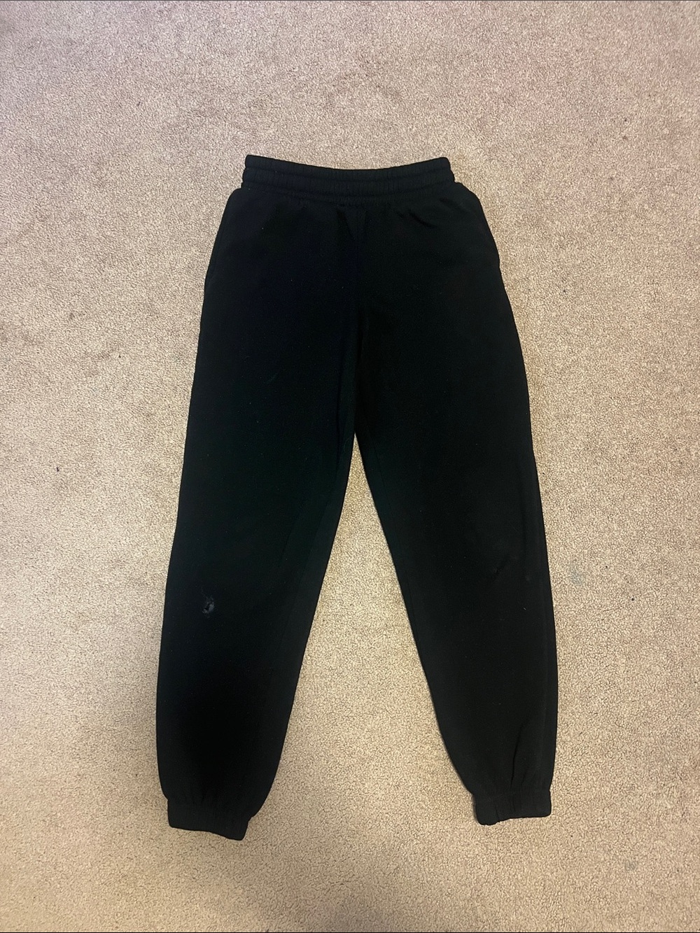 Women’s Black Cuffed Sweatpants